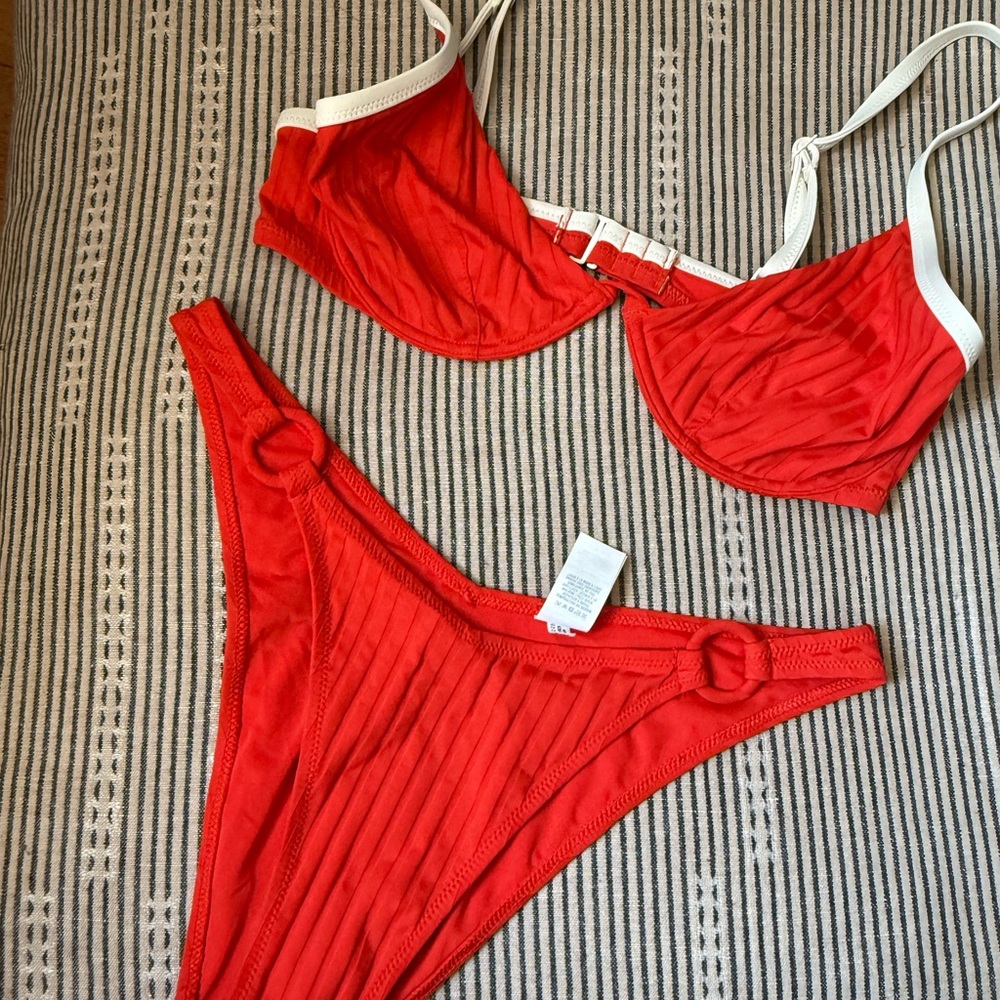 Aerie Red Bikini Set